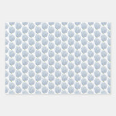 Bleu Chalk Sticks sur l'ensemble papier d'emballag (Devant)