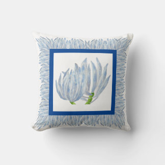 Bleu Chalk Sticks sur un Coussin
