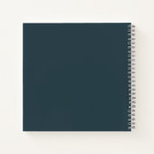 Bleu Charbon Nous Avons Décidé Sur Le Carnet Forev (Dos)