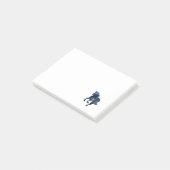Bleu cheval Post-it Notes (Incliné)