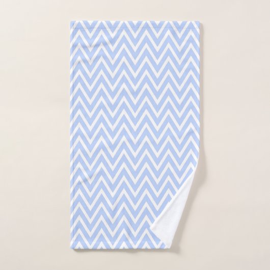 Bleu Chevron (Serviette à main)