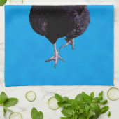 Bleu Chicken Strut, Serviette de plat (Plié)