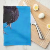 Bleu Chicken Strut, Serviette de plat (Quart Plié)