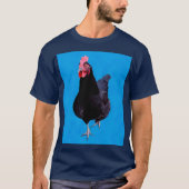 Bleu Chicken Strut, T-shirt (Devant)