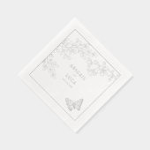 Bleu Chinoiserie Toile de Jouy Mariage (Droite)