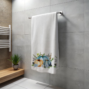 Bleu Citrouille Automne Aquarelle Thanksgiving Bai