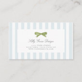 Bleu clair avec Carte de visite délicat à la patte (Devant)