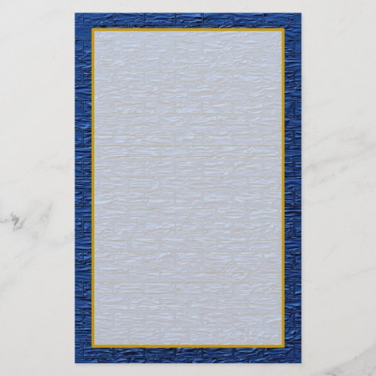 Bleu clair Brick fine lin papeterie (Devant)