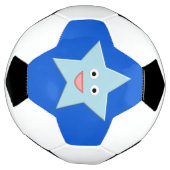 Bleu Clair Célébration Star Soccer Ball (Tourné)