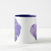 Bleu clair Delta Pansy Mug (Centre)
