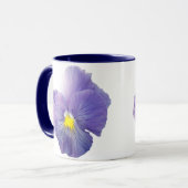 Bleu clair Delta Pansy Mug (Devant gauche)