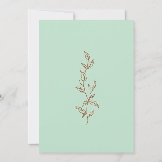 Bleu Clair Détaillé Enregistrer La Carte Mariage D (Dos)