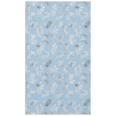 Bleu clair et argent Motif moderne nappe (Devant)