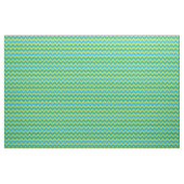 Bleu clair et tissu vert Chevrons (Yard)