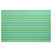 Bleu clair et tissu vert Chevrons (Fat Quarter)