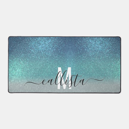 Bleu clair Turquoise Parties scintillant brillante (Recto)