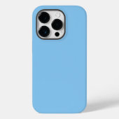 Bleu Clair Uni, Coque iPhone (Verso)