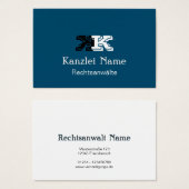 Bleu classique  (Devant & derrière)