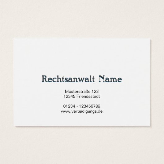 Bleu classique  (Dos)