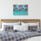 Bleu classique et toile marron (Insitu(Chambre))