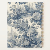 Bleu Classique Toile de Jouy Monogramme (Dos)