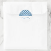 Bleu Classy Diamond Stickers Vacances (Sac)