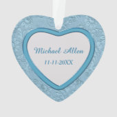 Bleu Coeur Frotl Baby Premier Noël (dos)