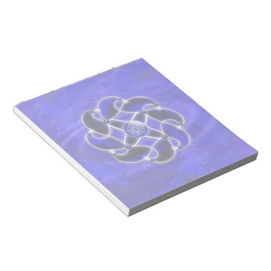 Bleu comme bloc-notes de la mer (Incliné)