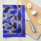 Bleu comme serviette de cuisine de mer (Quart Plié)