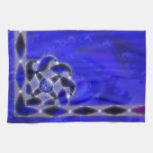 Bleu comme serviette de cuisine de mer (Horizontal)