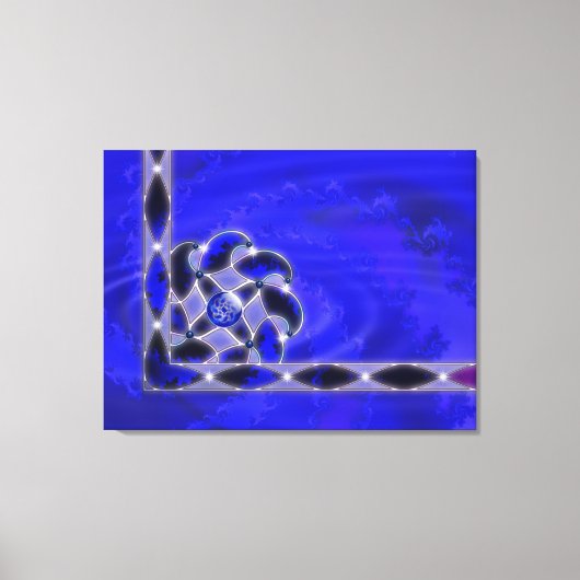 Bleu comme toile de mer (Recto)