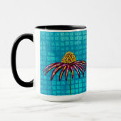 Bleu Coneflower mug (Gauche)
