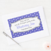 Bleu confiture confiture bleu étiquette sticker (Enveloppe)