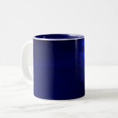 Bleu congelé Marine Bleu 11 oz Mug à deux tons (Devant gauche)