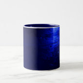 Bleu congelé Marine Bleu 11 oz Mug à deux tons (Centre)