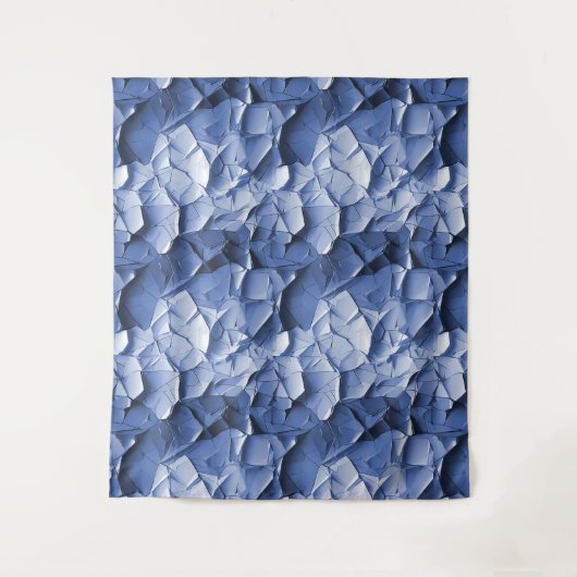 bleu craquelure Tenture (Devant)