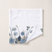 Bleu Dahlias Cornflower (Gant de toilette)