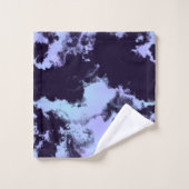 Bleu d'ange de minuit (Gant de toilette)