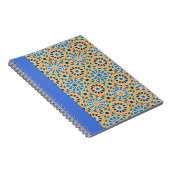 Bleu dans le Carnet Motif Bloom Boho (Côté Droit)