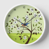 Bleu Dans Les Horloges Paysannes De L'Arbre (Recto)