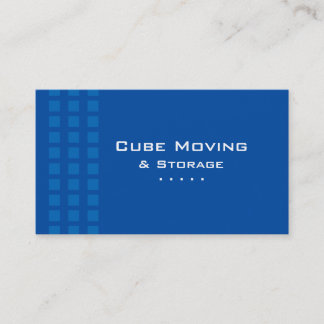 Bleu de boîte de carte de visite de stockage