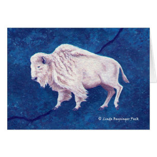 Bleu de buffle blanc