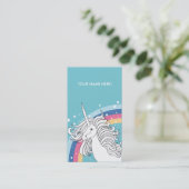 BLEU DE CARTE DE VISITE DE LICORNE (Debout devant)