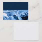 Bleu de carte de visite de modèle de logistique de (Devant / Derrière)