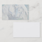 Bleu de carte de visite professionnelle de visite (Devant / Derrière)