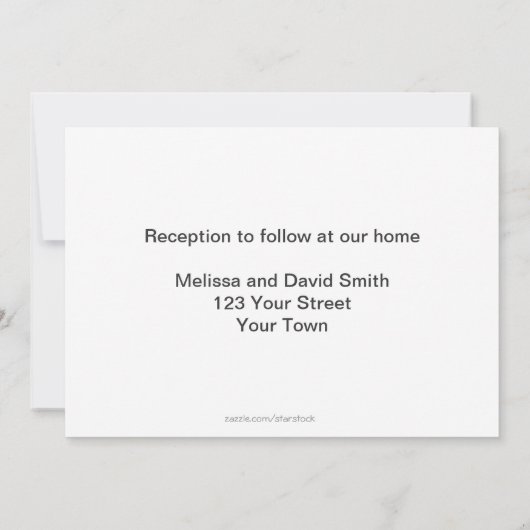 Bleu de communion avec invitation à frappes (Dos)