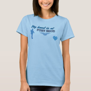 Bleu de conception de T-shirt de Fort Hood
