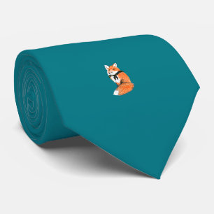 Bleu de cravate de Fox