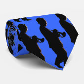 Bleu de cravate de trompettiste (Roulé)