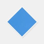 Bleu de France (vaste kleur) Servet (Hoek)